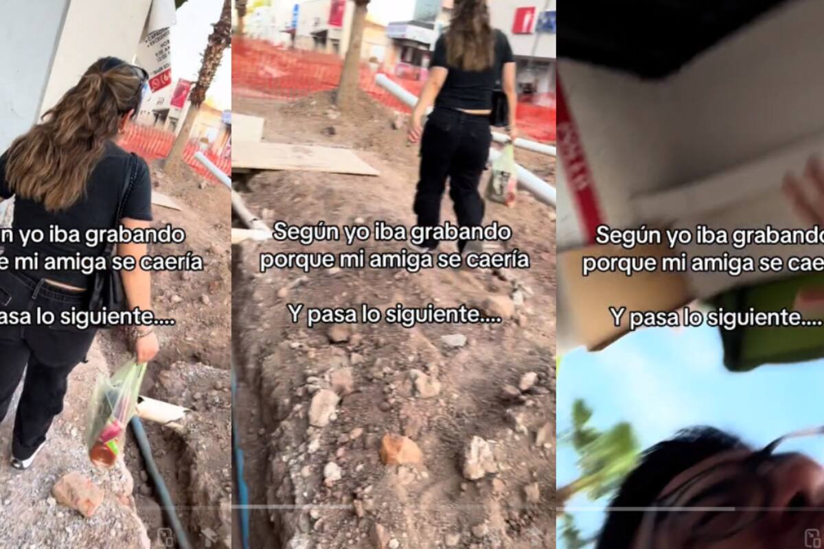 VIRAL: joven graba a su amiga pensando que ella se iba a caer, ¡pero él termina en el suelo!