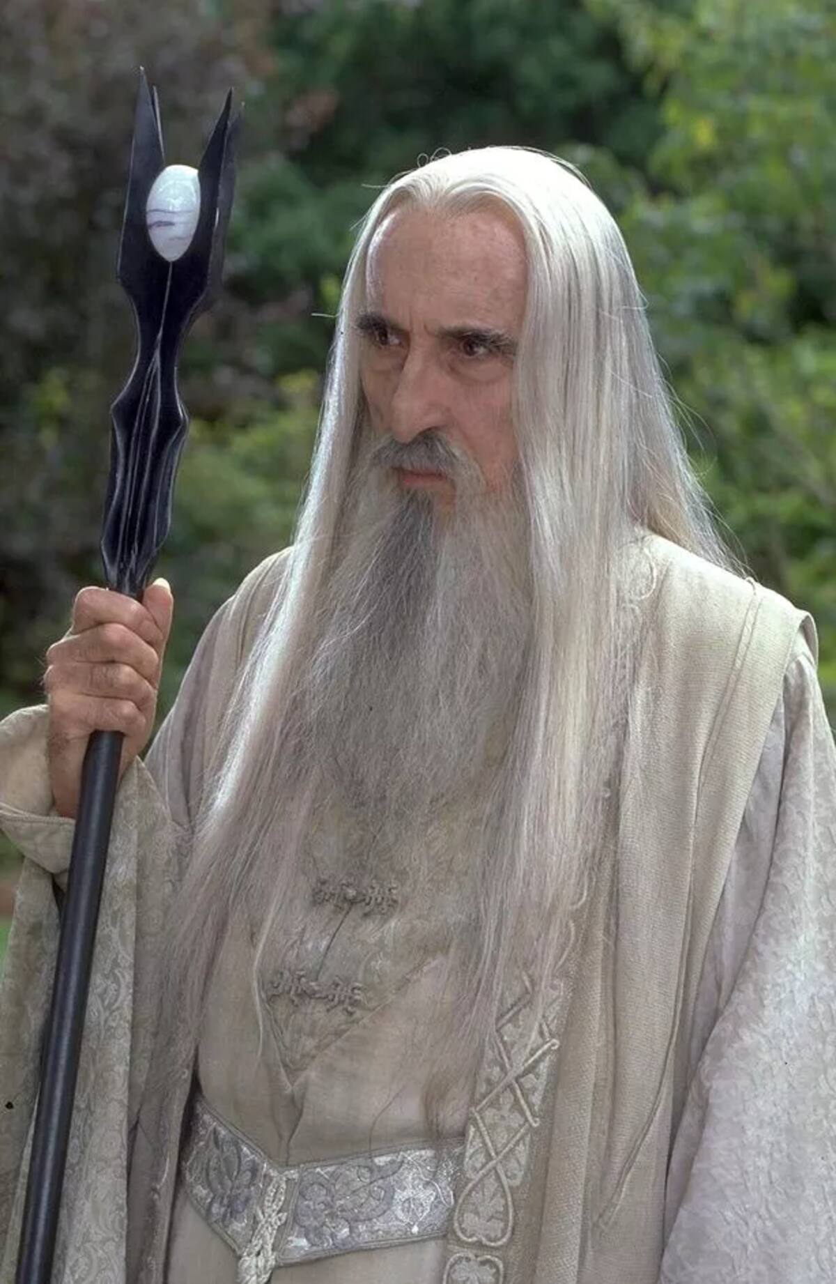 Chritopher Lee como "Saruman"