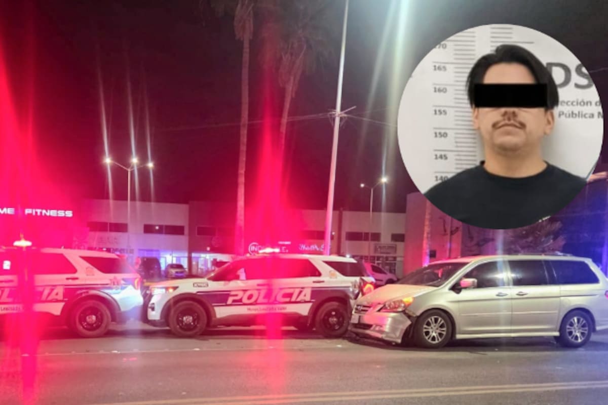 Conductor ebrio choca dos patrullas estacionadas en la Cuauhtémoc