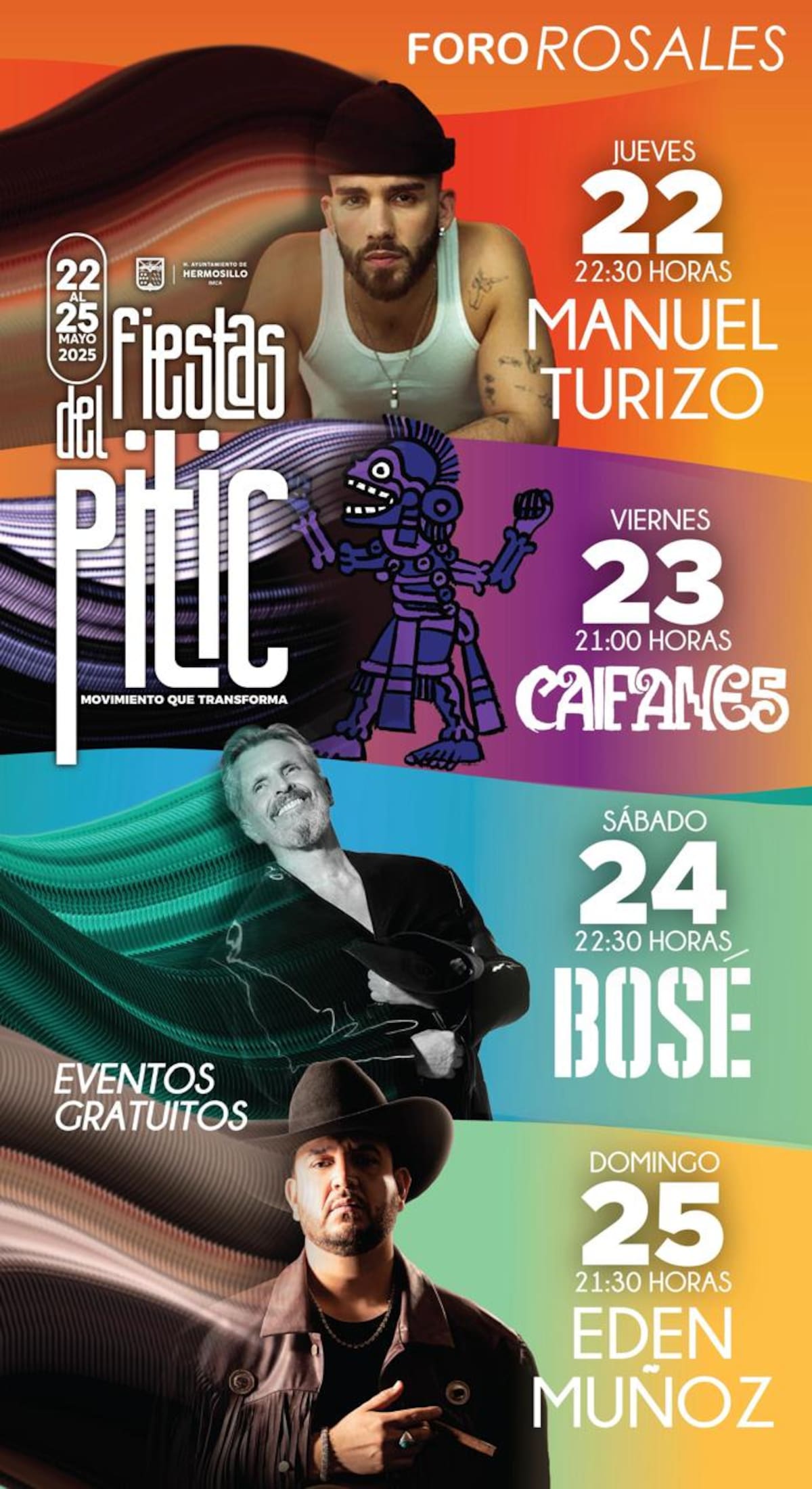 Detalles de algunas presentaciones dentro de las Fiestas del Pitic. FOTO: ESPECIAL