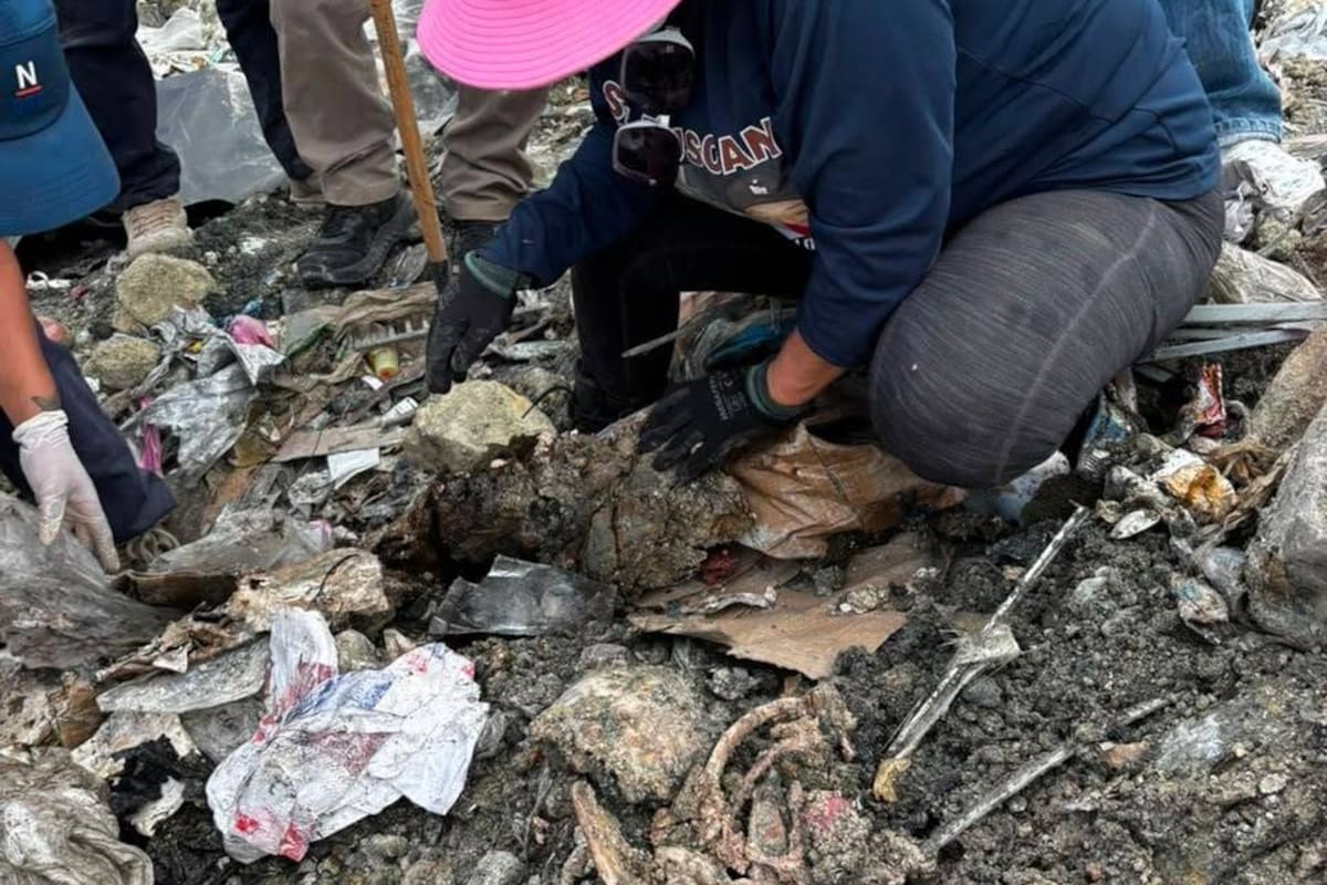 Exigen cerrar basurero donde hallaron restos humanos; temen que haya más personas desaparecidas