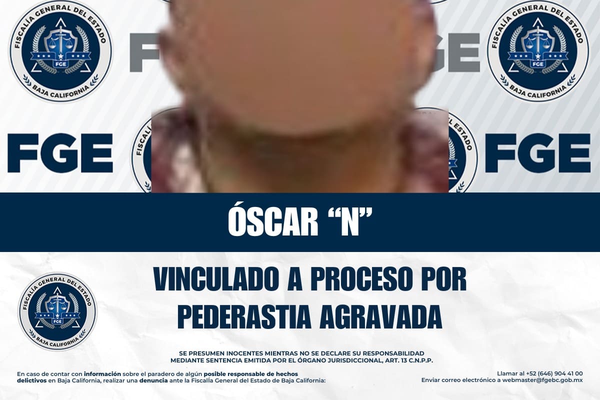 Detienen a masculino por pederastia agravada tras denuncia anónima