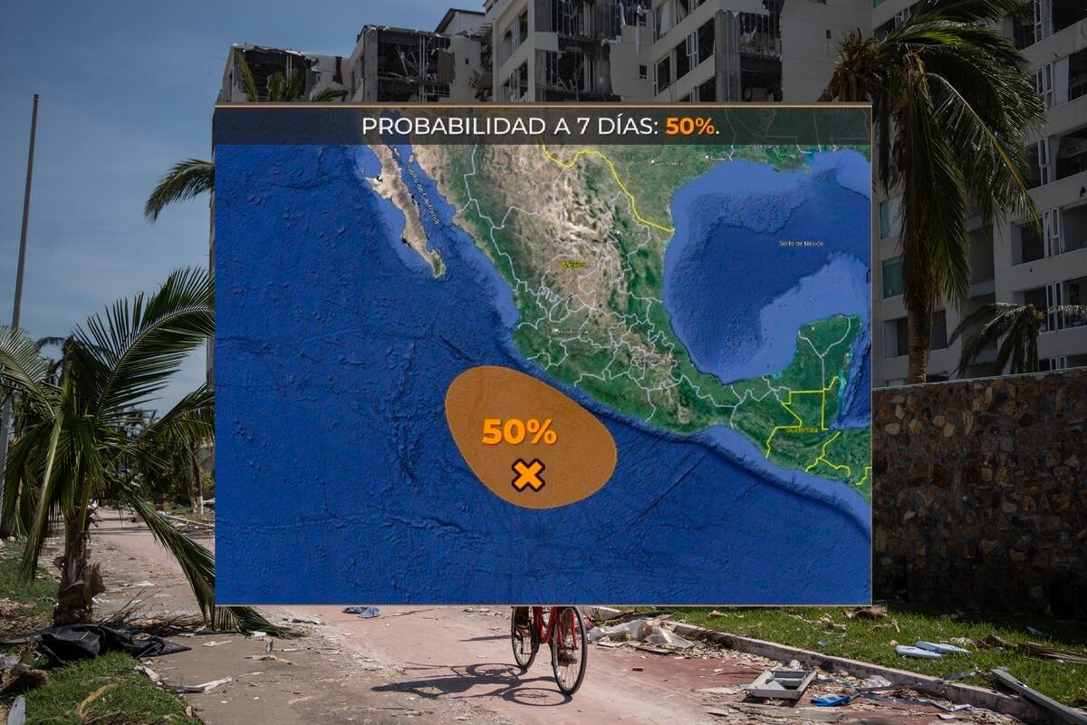 Alertan por formación de ciclón en el Pacífico de México