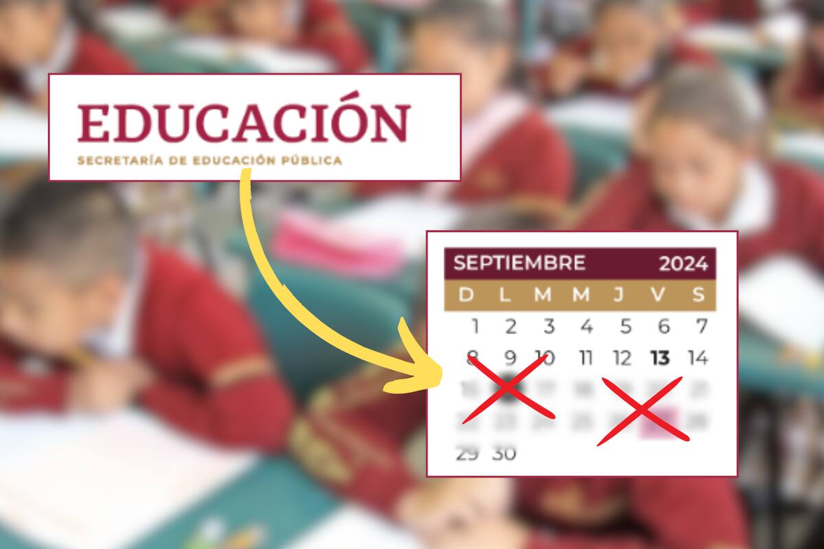 SEP: ¿DOBLE puente en Septiembre? Estos son los días que no habrá clases