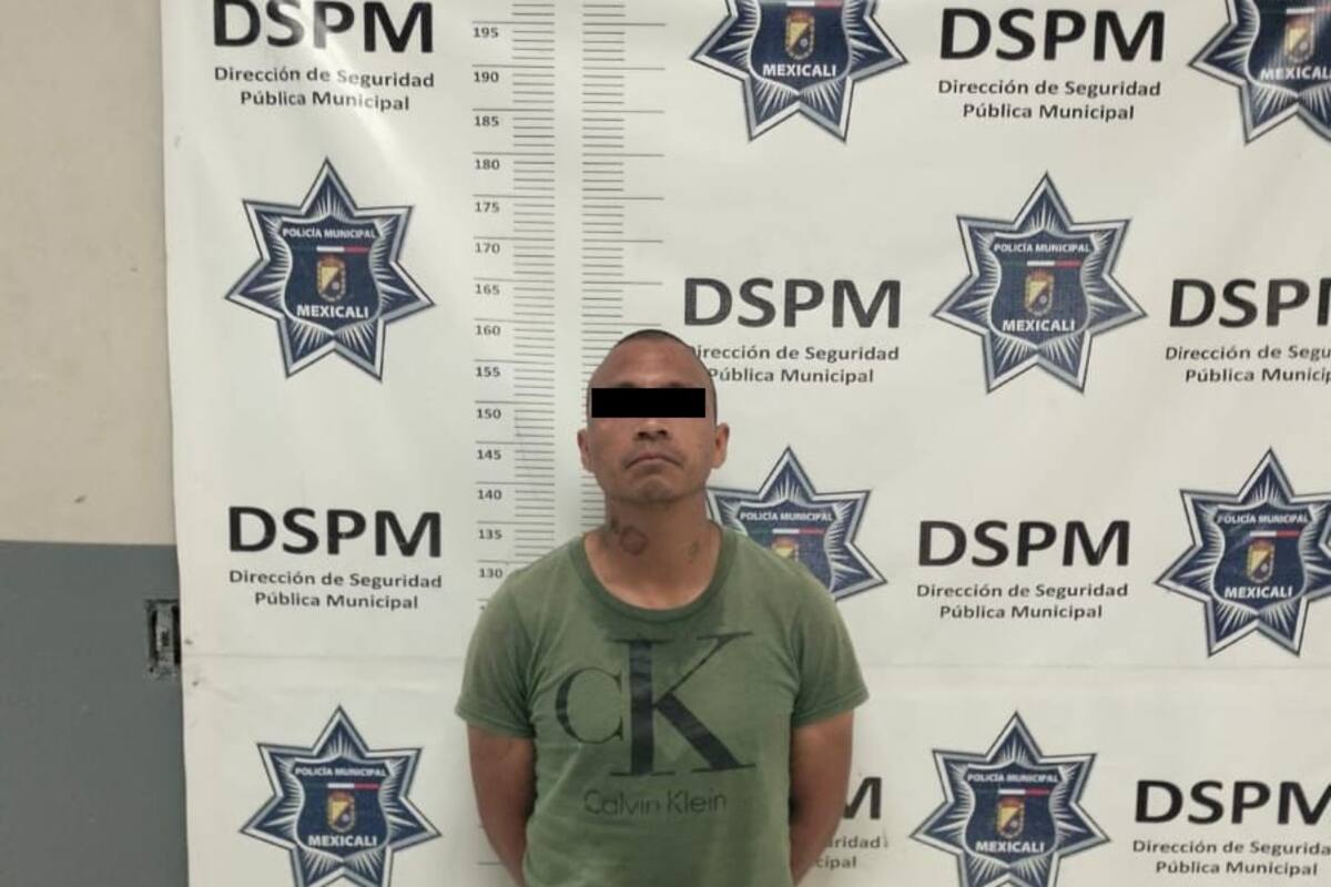 Sujeto es detenido por acuchillar a un familiar