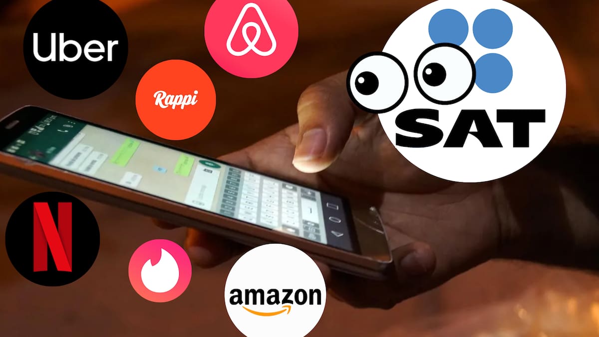 A partir del 1 de abril, el SAT podrá acceder a información de usuarios de Netflix, Tinder, Uber, Amazon y más aplicaciones, tras cambios al Código Fiscal que obligan a plataformas digitales a compartir datos