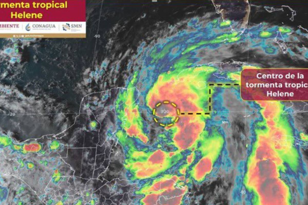 Yucatán emite alerta amarilla ante tormenta tropical Helene, ¿Qué significa?