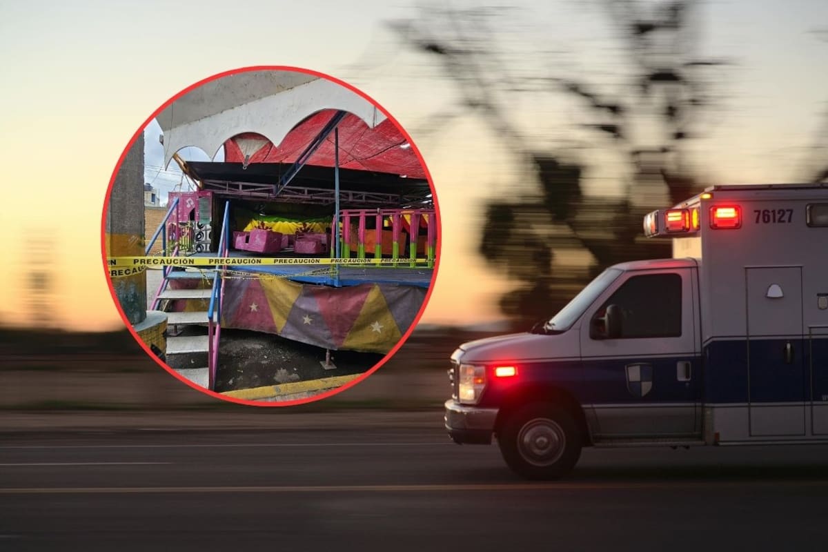 Tres heridos graves y dos detenidos tras falla de juego mecánico en la Feria de San Isidro Metepec; familiares exigen respuestas