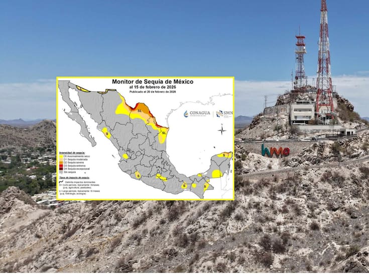 Sonora reduce más del 94% de su sequía en un año; solo seis municipios permanecen en alerta, según Conagua