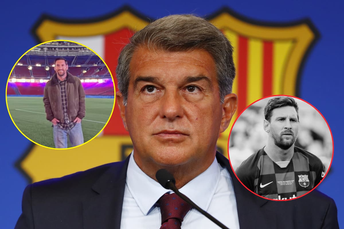 Joan Laporta descarta el regreso de Lionel Messi al Barcelona: “No es realista”