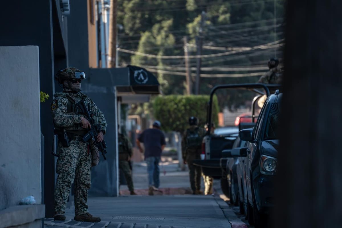 Se llevó a cabo la madrugada del pasado martes 2 de diciembre en donde fue capturado un líder criminal del grupo Beltrán Leyva. Foto: Border Zoom