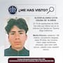 Se busca a Alexis Alonso Cota Osuna de 16 años