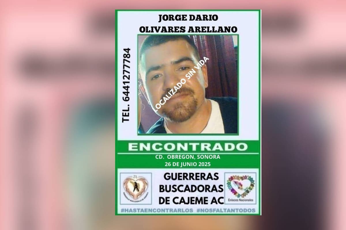 Identifican a uno de los 26 cuerpos encontrados en “La Antena” del Valle del Yaqui