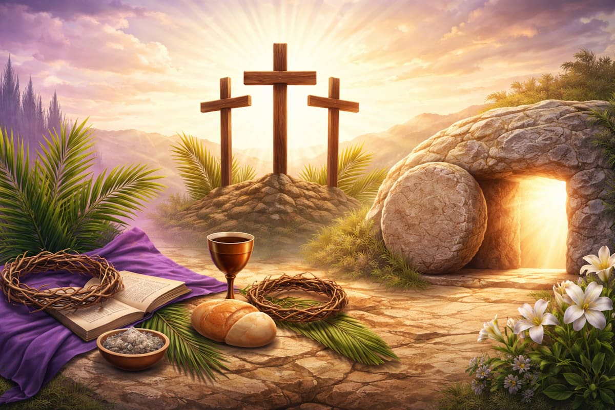 ¿Cuál es la diferencia entre cuaresma, pascua y semana santa?