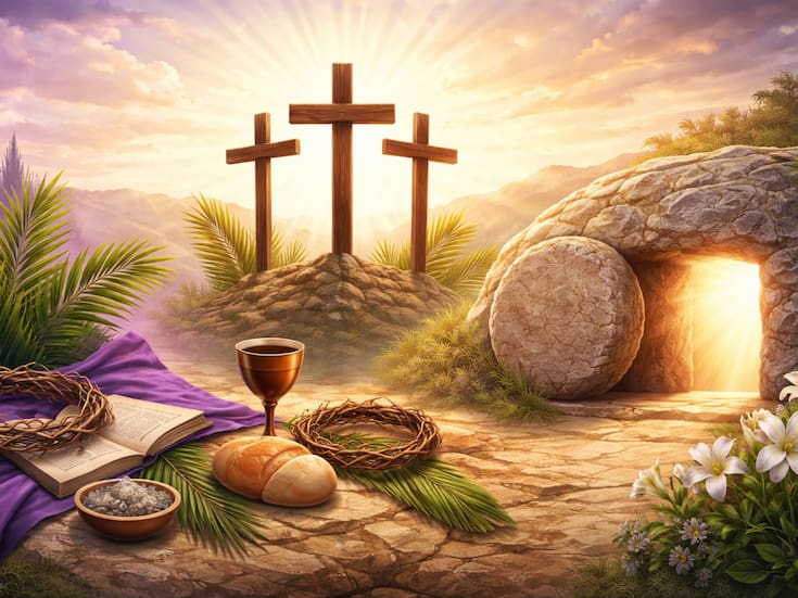 ¿Cuál es la diferencia entre cuaresma, pascua y semana santa?