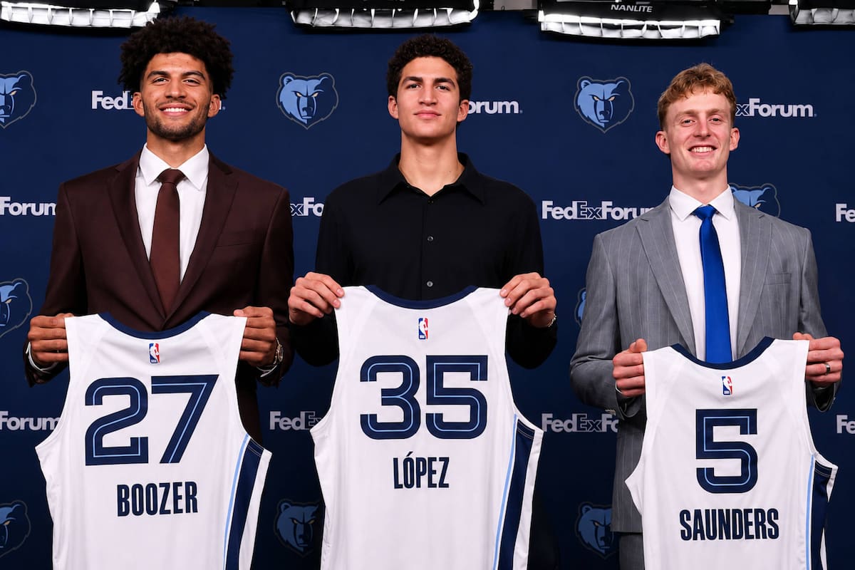 Karim López fue presentado por los Grizzlies y ya presume su jersey de Memphis: “Creo que puedo encajar muy bien en este equipo”