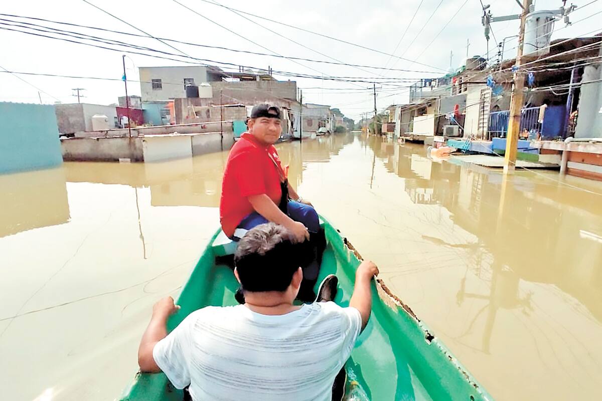 Inundaciones en Tabasco dejan 148 mil 57 personas afectadas y cinco muertos