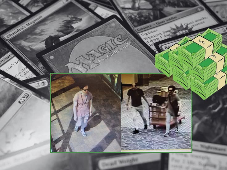 Amigos desde la secundaria se enfrentan en tribunales tras robo de 300 mil dólares en cartas de Magic: uno se declaró culpable y el otro aseguró que fue incriminado y utilizado para pagar la restitución total a las víctimas; ahora demanda por 10 millones