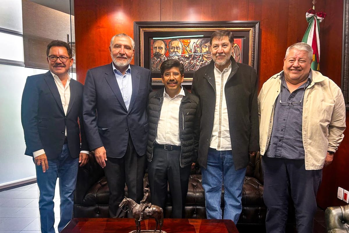 Hugo Aguilar Ortiz coordina toma de protesta del nuevo Poder Judicial y se reúne con Noroña y Adán Augusto