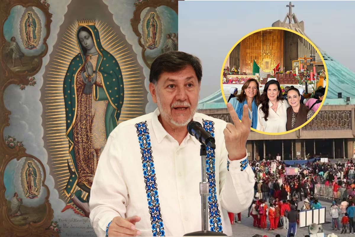 “¿Y el Estado laico?”: Noroña critica visita de Kenia López Rabadán a la Basílica de Guadalupe