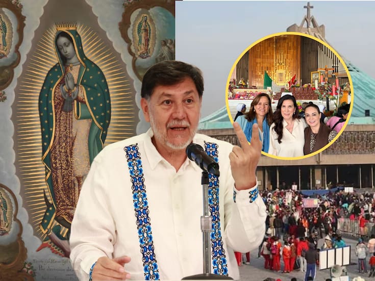 “¿Y el Estado laico?”: Noroña critica visita de Kenia López Rabadán a la Basílica de Guadalupe