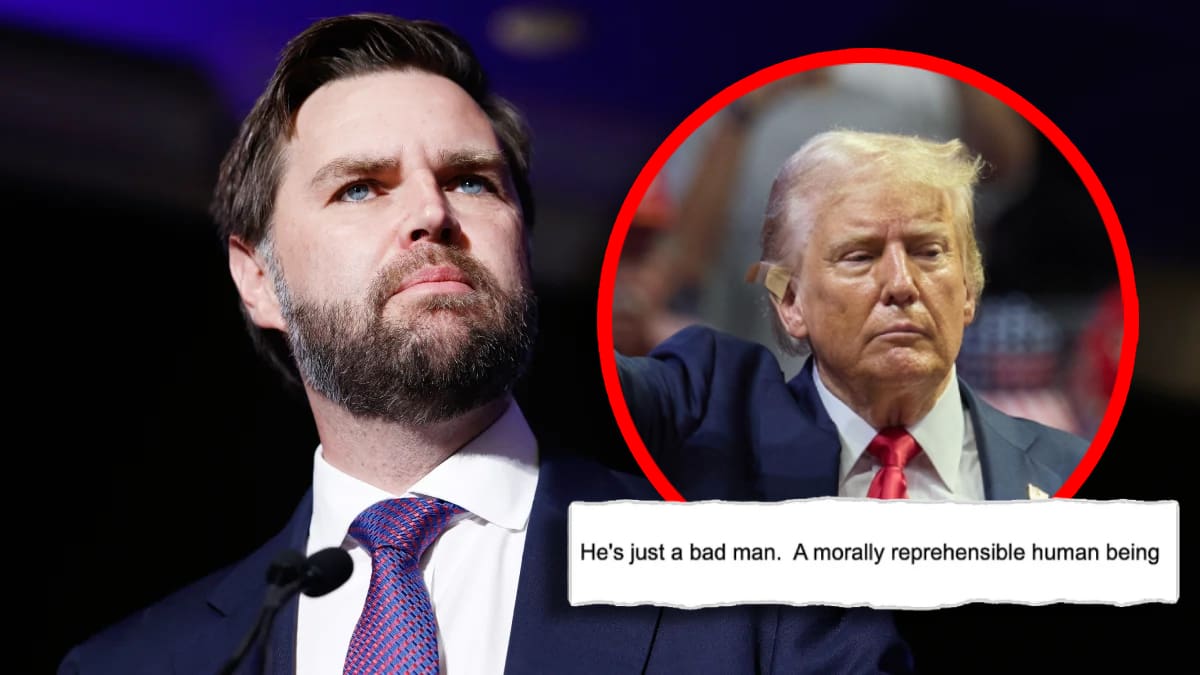 Filtran correos donde J.D. Vance describe Trump como un “mal hombre”. Foto: Especial