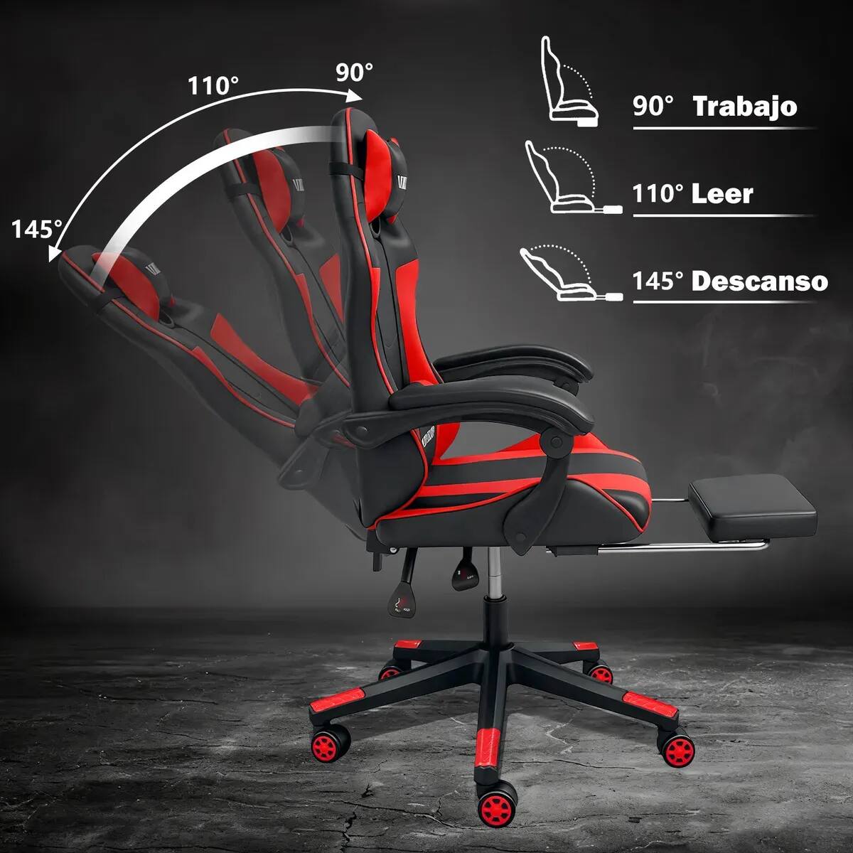 la silla gamer ergonómica Vonkeep BET-26. | Captura Mercado Libre
