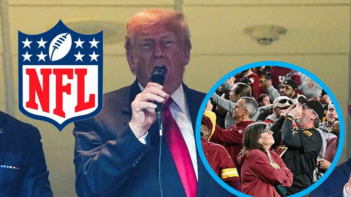 Donald Trump es abucheado por más de dos minutos en partido de NFL tras revelarse su deseo de que el nuevo estadio de Washington lleve su nombre