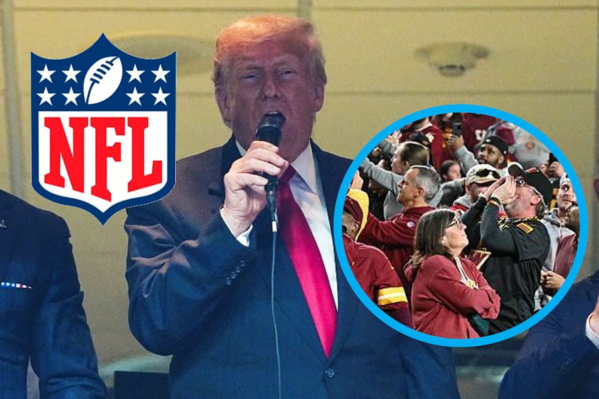 Donald Trump es abucheado por más de dos minutos en partido de NFL tras revelarse su deseo de que el nuevo estadio de Washington lleve su nombre