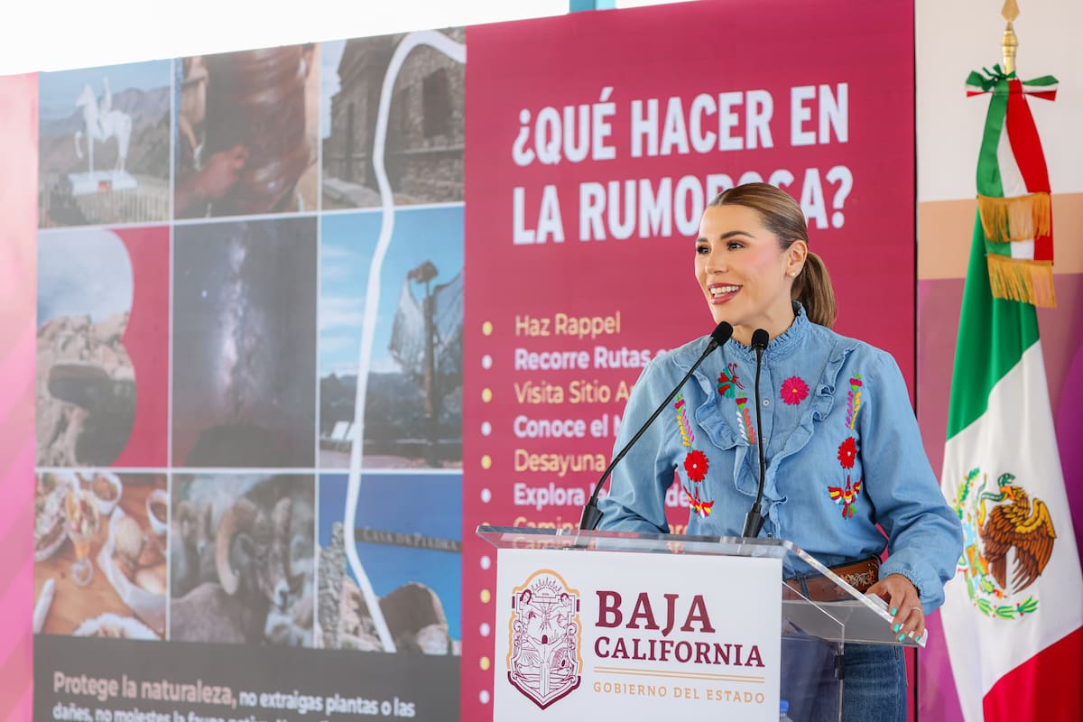 Presenta Gobernadora Marina del Pilar plan integral de seguridad y turismo para La Rumorosa