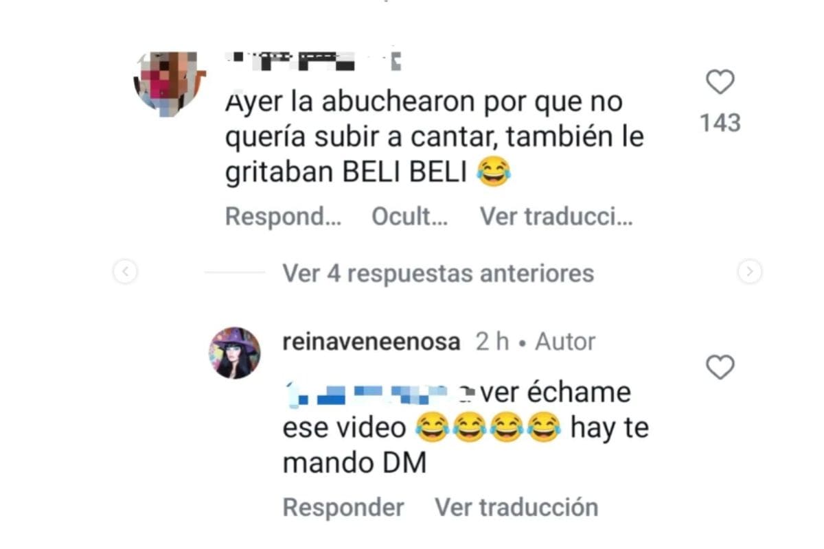 Gritan 'Beli Beli' a Ángela.