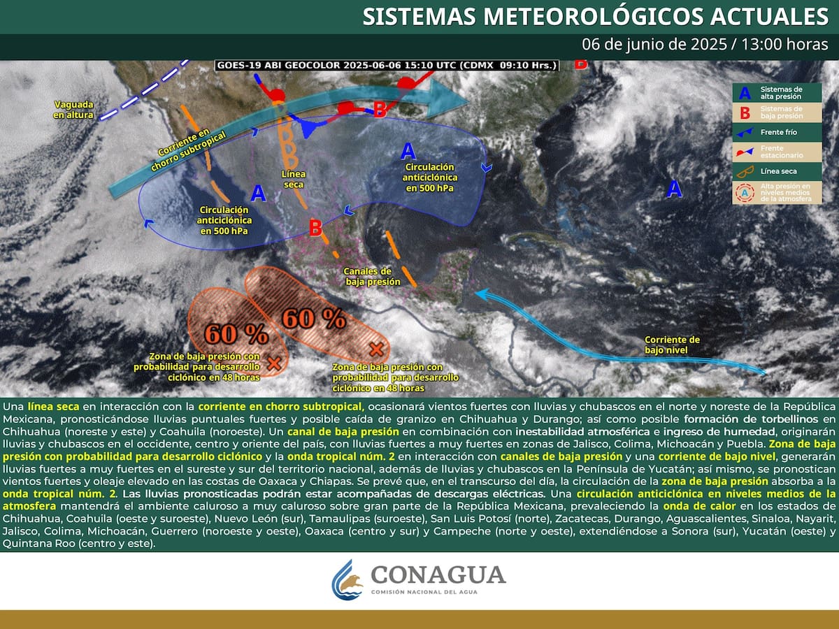 El Servicio Meteorológico Nacional (SMN) de México ha emitido una alerta urgente por la posible formación de un ciclón tropical al sur de las costas de Guerrero.