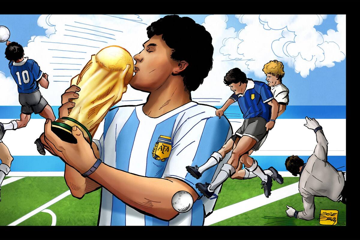 Lanzan colección de NFT en honor al Dios Maradona