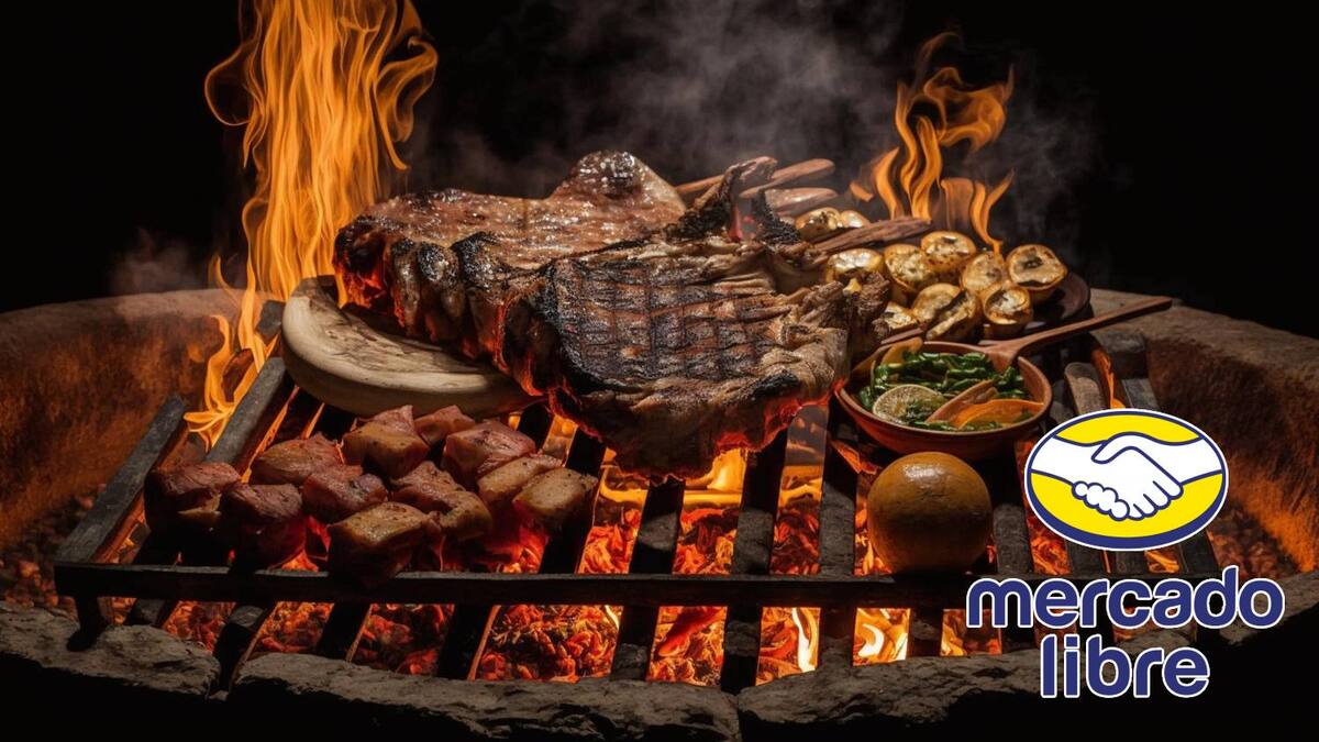 Mercado Libre baja el precio de un asador portátil a menos de 300 pesos; incluye accesorios y sirve para cuatro personas