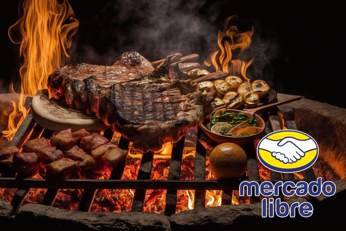Mercado Libre baja el precio de un asador portátil a menos de 300 pesos; incluye accesorios y sirve para cuatro personas