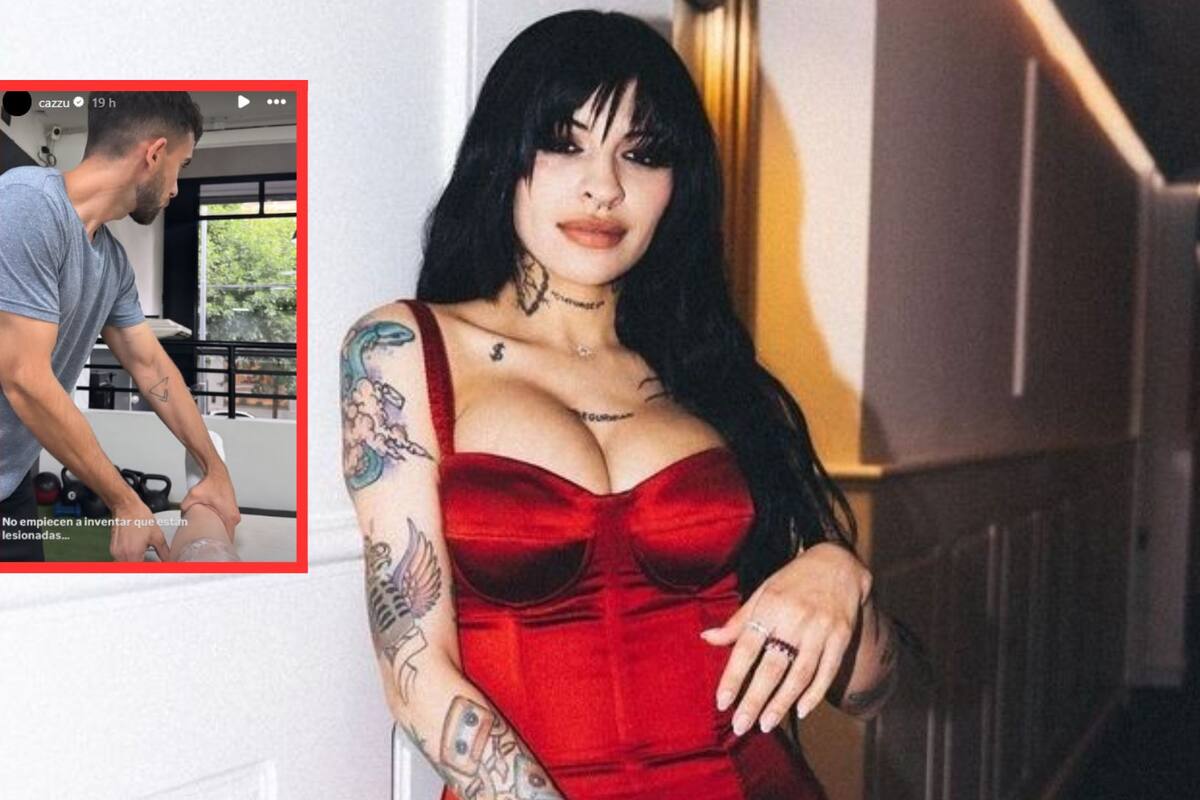 Cazzu alarma a sus fans tras mostrar una lesión en su pierna