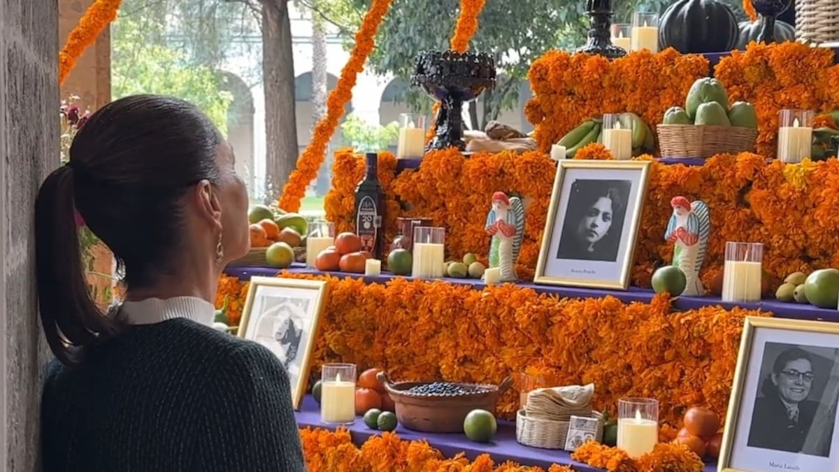 Sheinbaum rinde homenaje a mujeres de la Patria este 1 de noviembre, en Palacio Nacional. | Especial