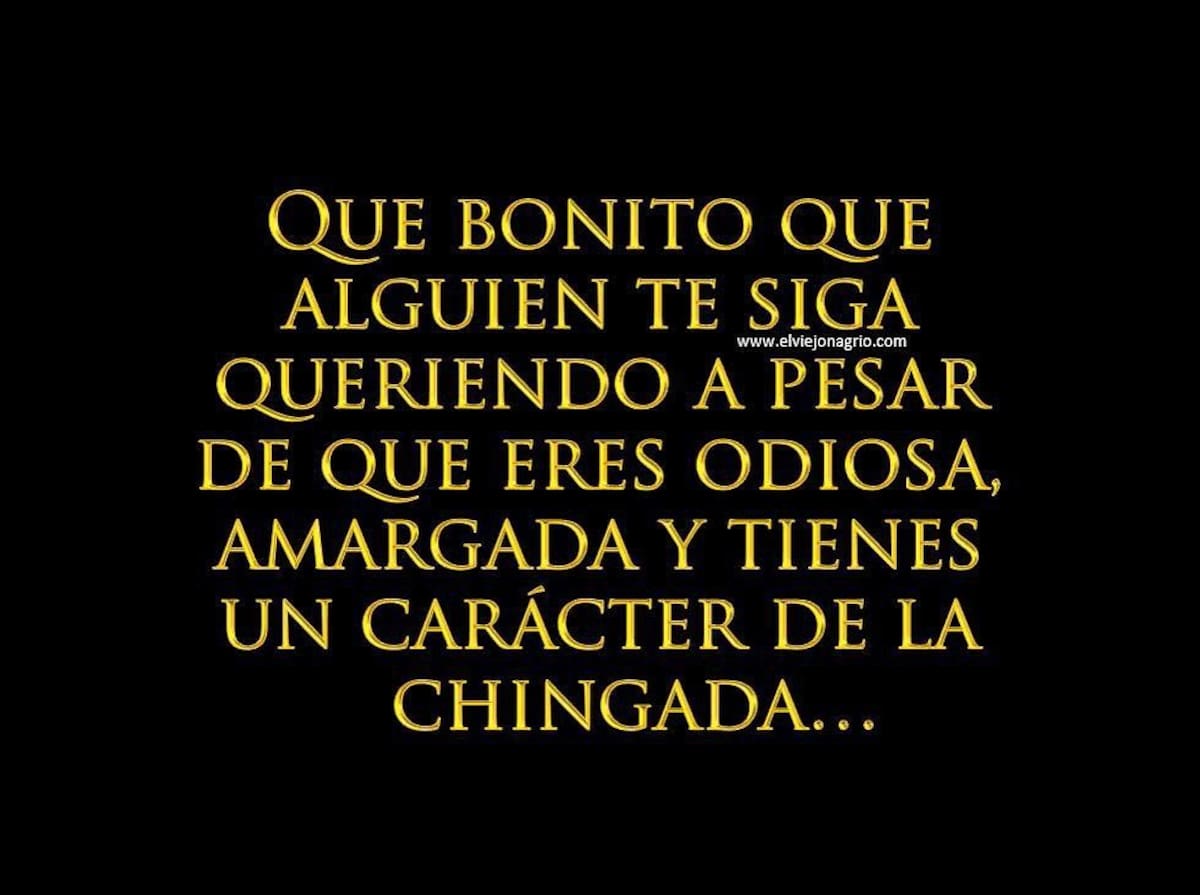 Frase del Viejón Agrio | Instagram: @el_viejon_agrio