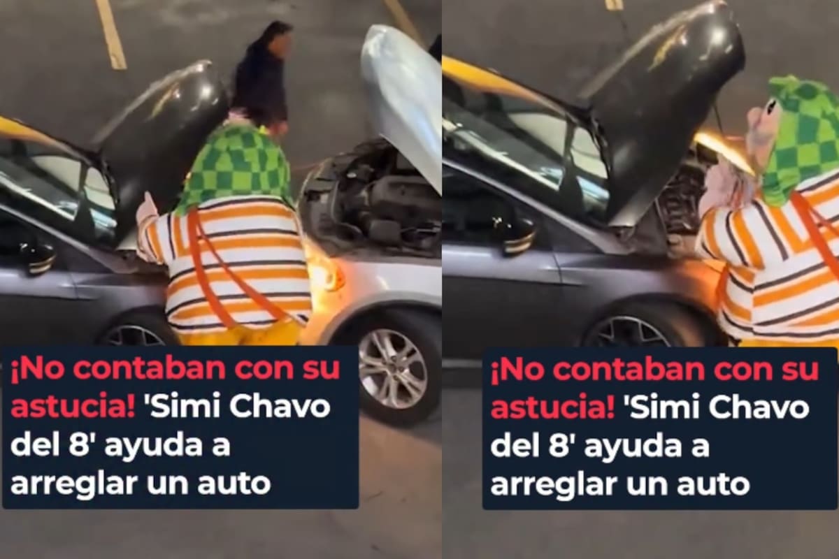 México vuelve a ser viral por un Simi vestido de El Chavo del 8 actuando como mecánico
