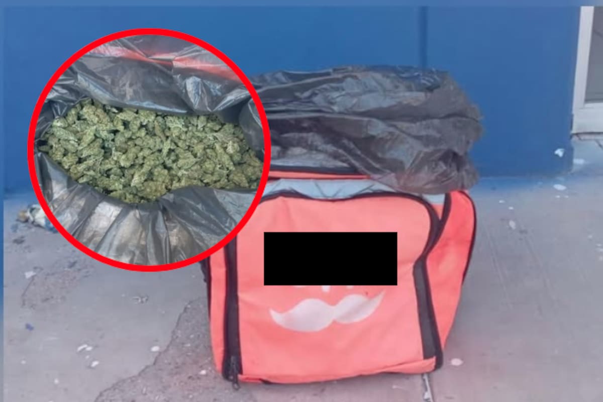 Detienen en Culiacán a supuesto repartidor con más de 3 kilos de marihuana