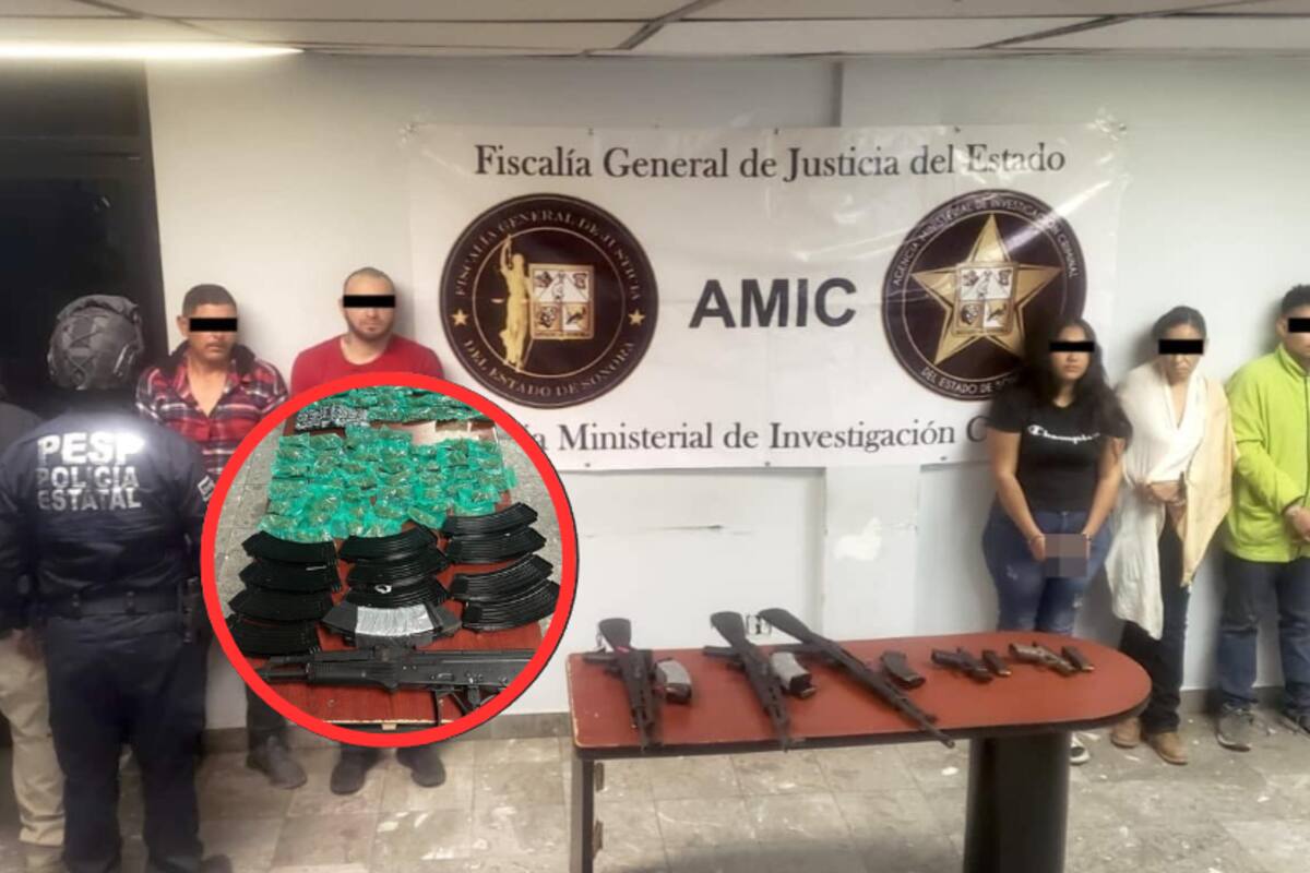 Captura AMIC a cinco personas por privación ilegal de la libertad y portación de armas de fuego en SLRC