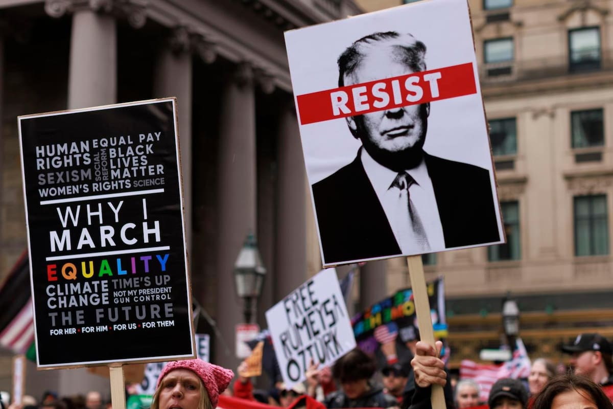 Miles de personas protestarán en EEUU contra Trump bajo el lema “No a los Reyes”