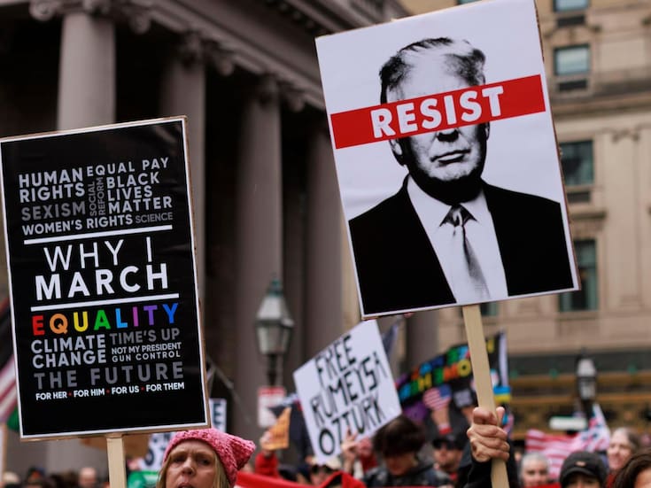 Miles de personas protestarán en EEUU contra Trump bajo el lema “No a los Reyes”