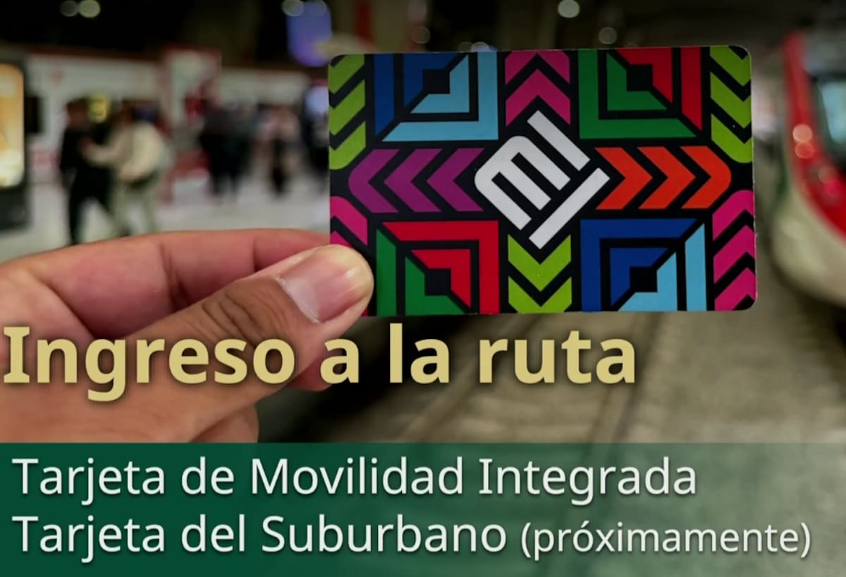 Ingreso a la ruta. Claudia Sheinbaum inauguró oficialmente el Tren Buenavista-AIFA. | Foto: Captura de pantalla/Especial GH