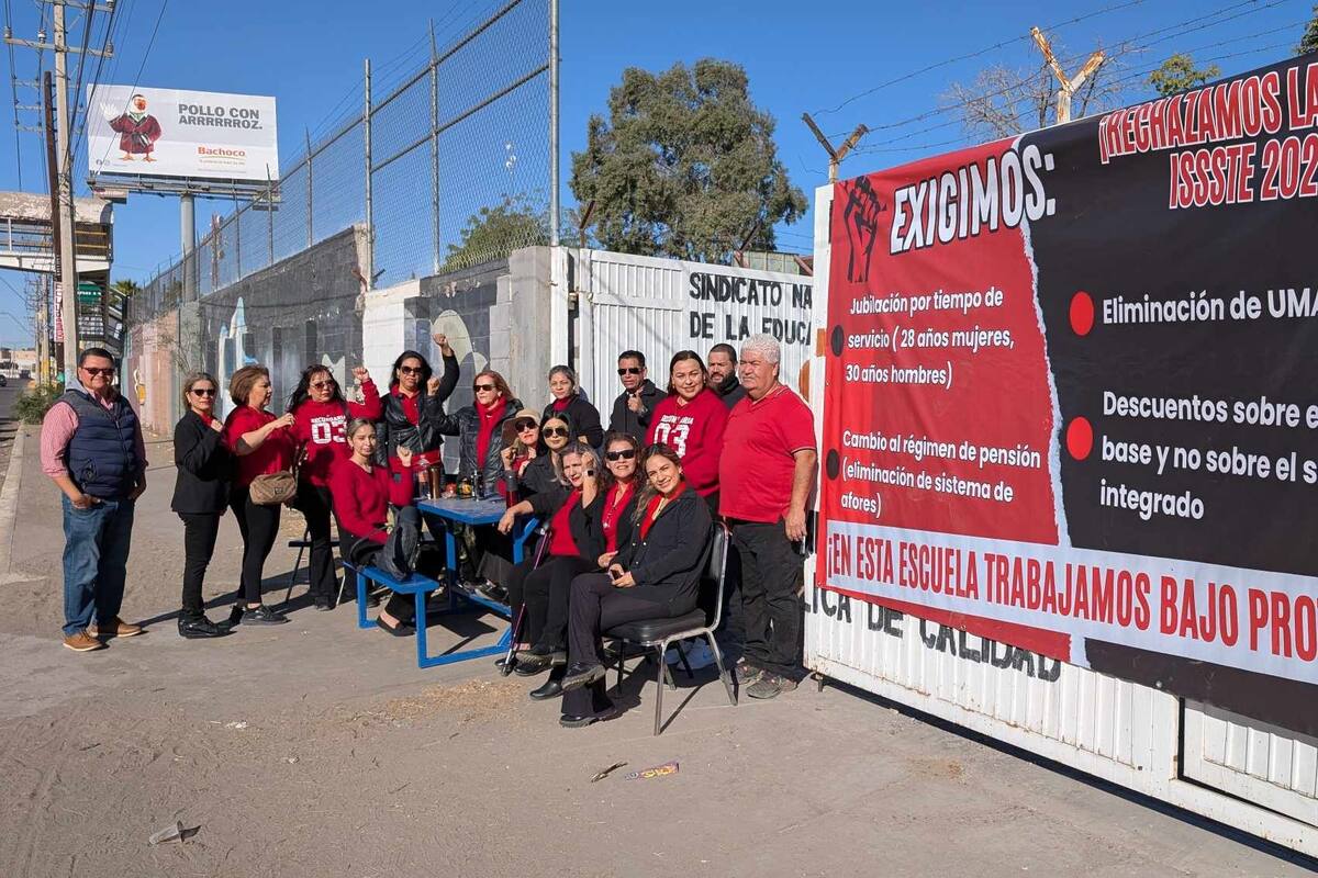 Maestros protestan  en Sonora y el País  por reforma al Issste
