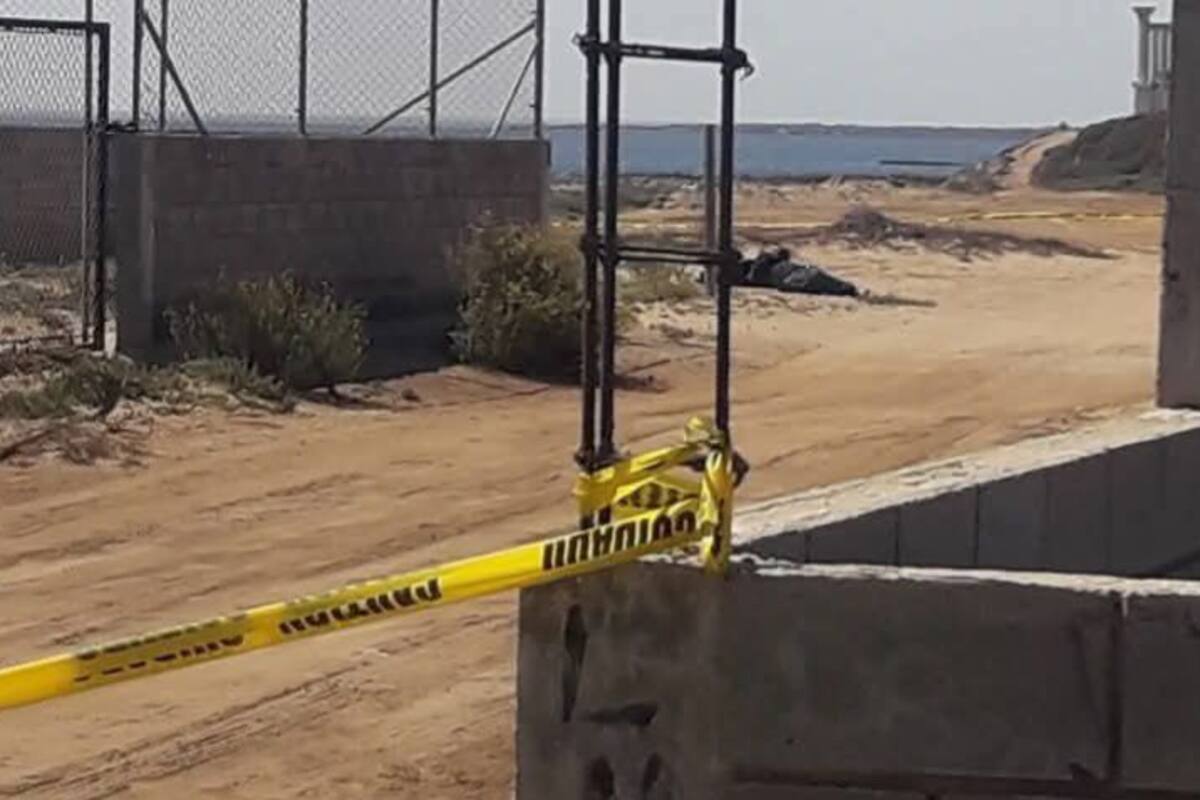 Localizan cuerpo con una bolsa de plástico en San Quintín