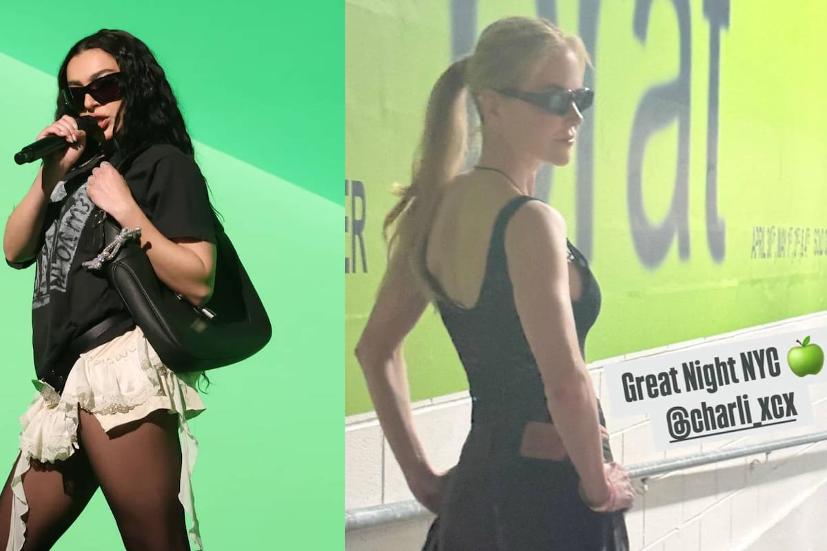 Nicole Kidman deslumbra en el concierto de Charli xcx en Nueva York