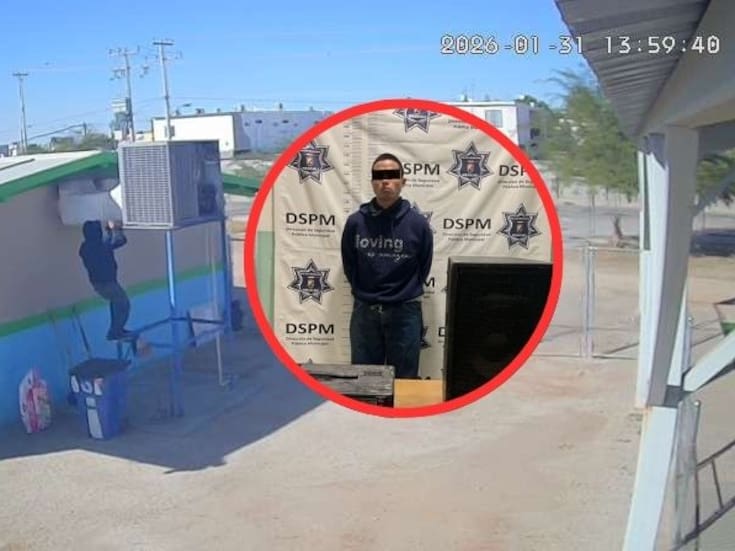 Detienen a presunto responsable de robos en CAM de Villa del Cedro