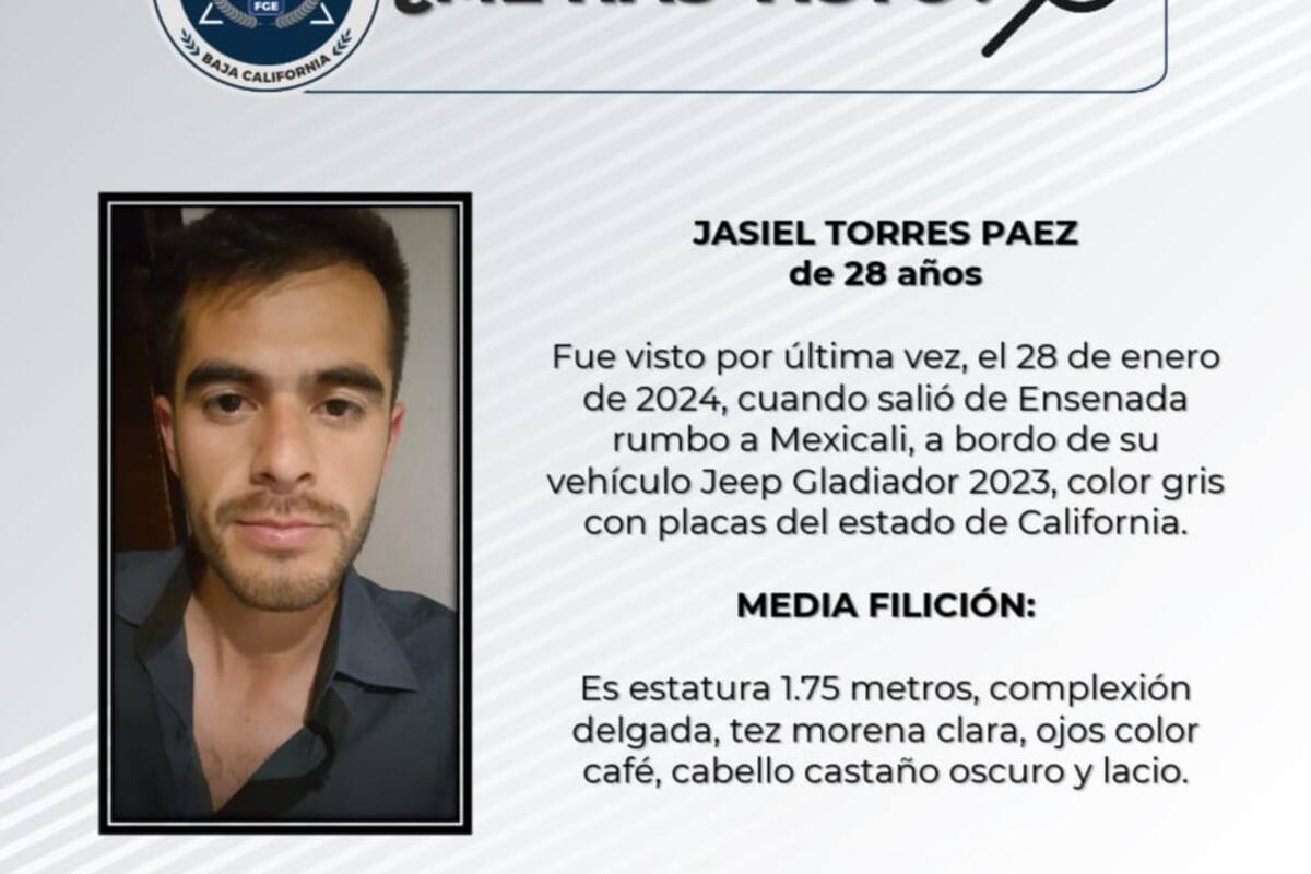 Buscan a Jasiel Torres
