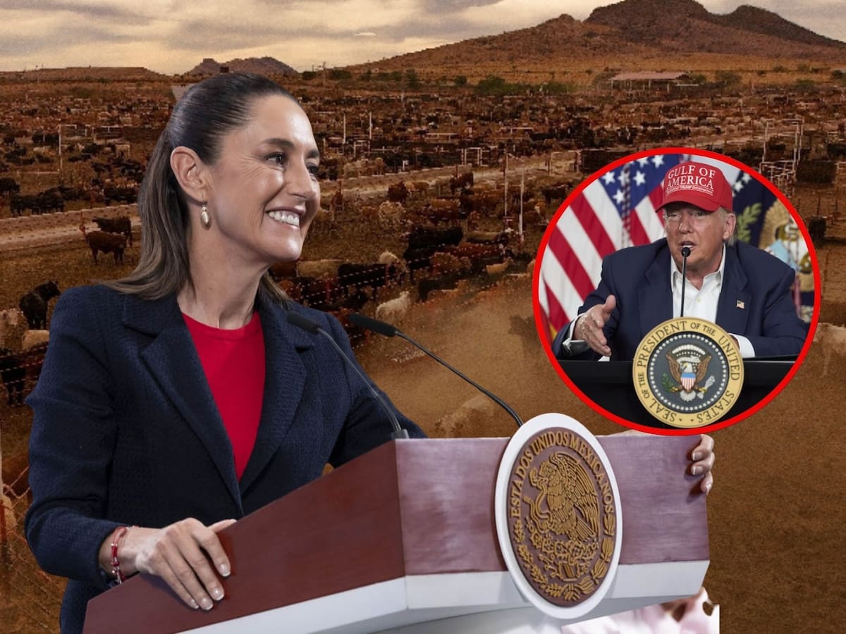 México inicia construcción de planta para combatir gusano barrenador con apoyo de Estados Unidos. | Crédito: REUTERS/Presidencia MX/AP